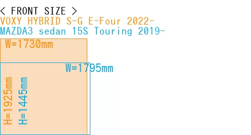 #VOXY HYBRID S-G E-Four 2022- + MAZDA3 sedan 15S Touring 2019-